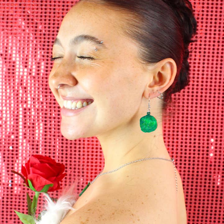 Sour Cherry – wholesale Dangle earrings – Everyday I'm Brusseling Sprout Earrings3