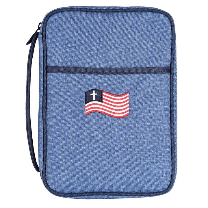 Dicksons - Wholesale Bijbelhoes - Bijbelomslag Denim Flag Large