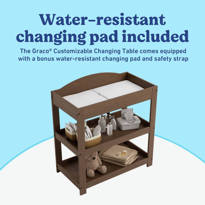 Storkcraft - Wholesale Changing Mat/Pad - Baby - Graco® Customizable Changing Table with Water-Resistant Changing Pad64