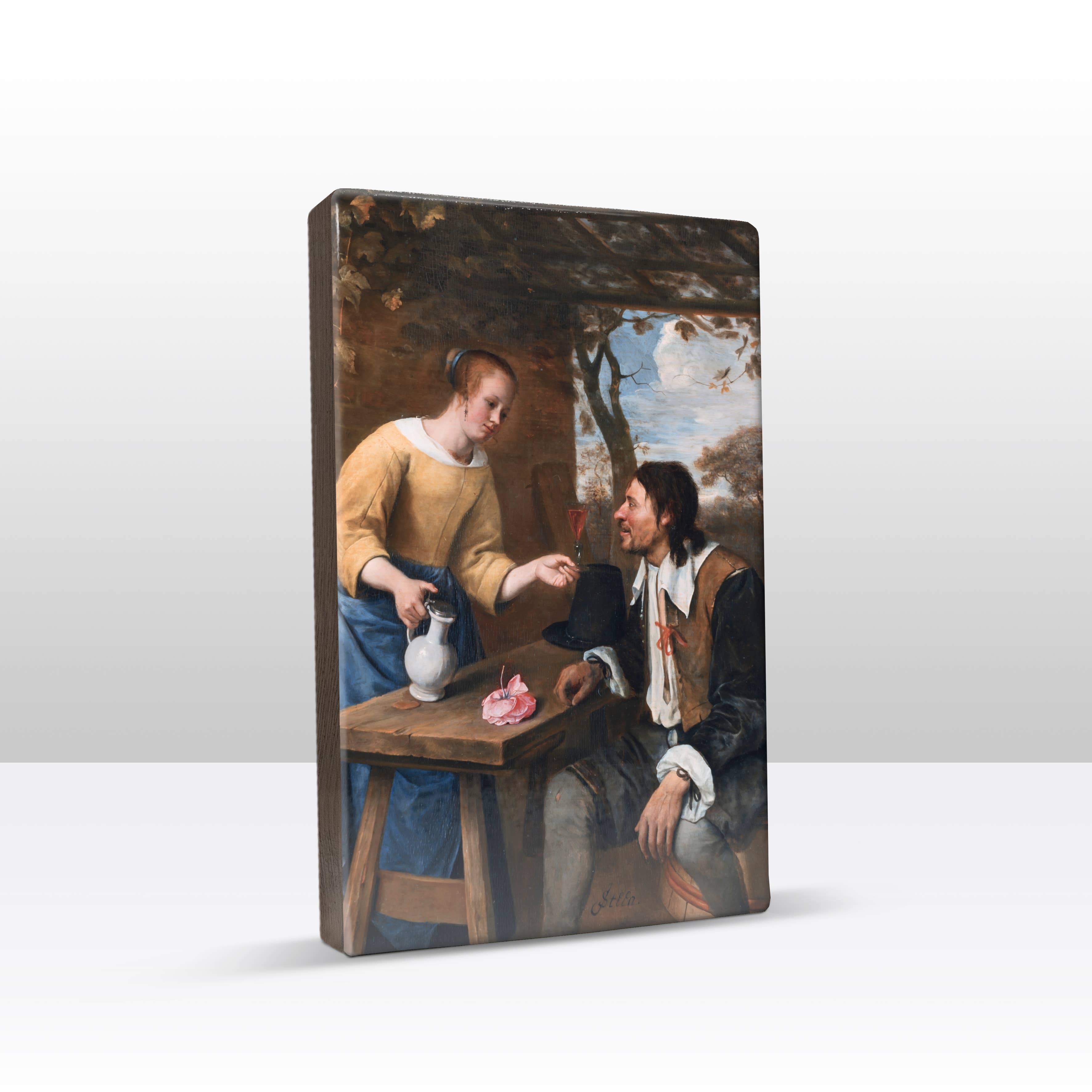 Laqueprint - Wholesale Art Print - Laqueprint, The weary traveller - Jan Havicksz Steen0