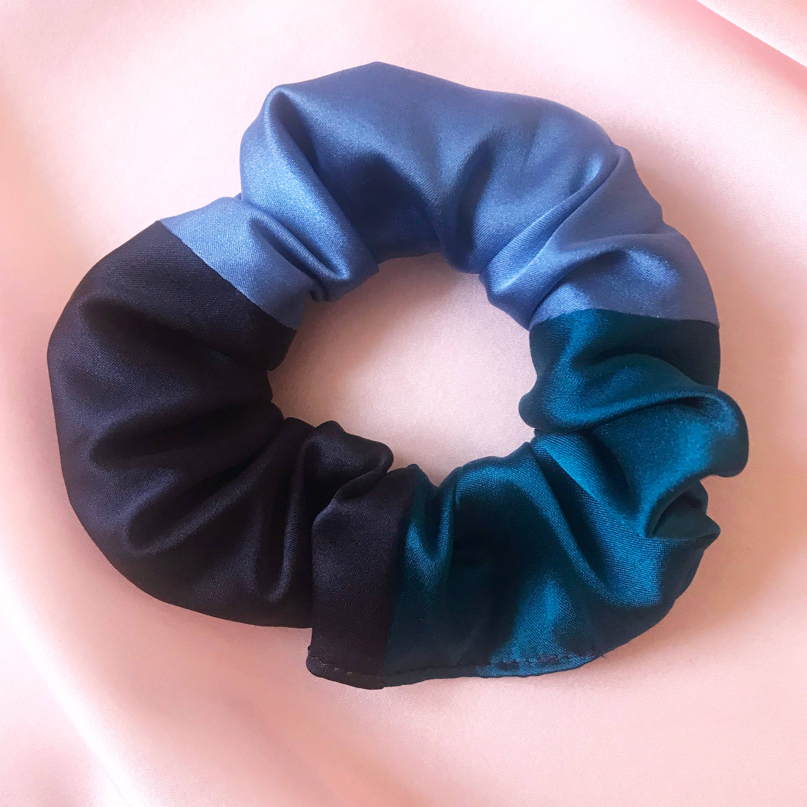 Mille Saisons – wholesale Scrunchie - Women’s – Colour Block Silk Scrunchies- Sewn in the UK9