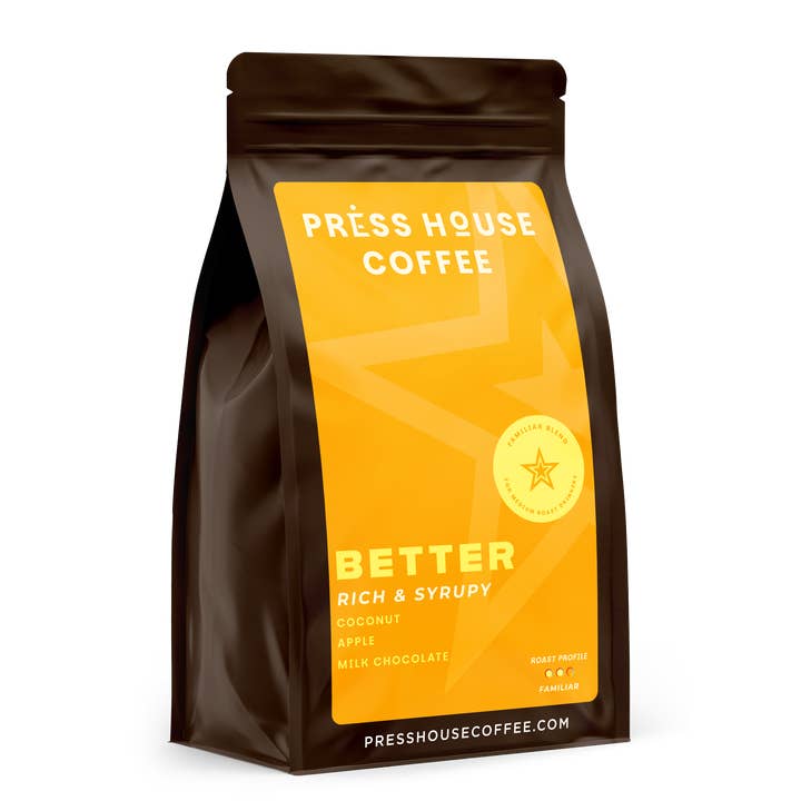 Besser— 4oz Medium Roast Blend für den Großhandel von Press House Coffee