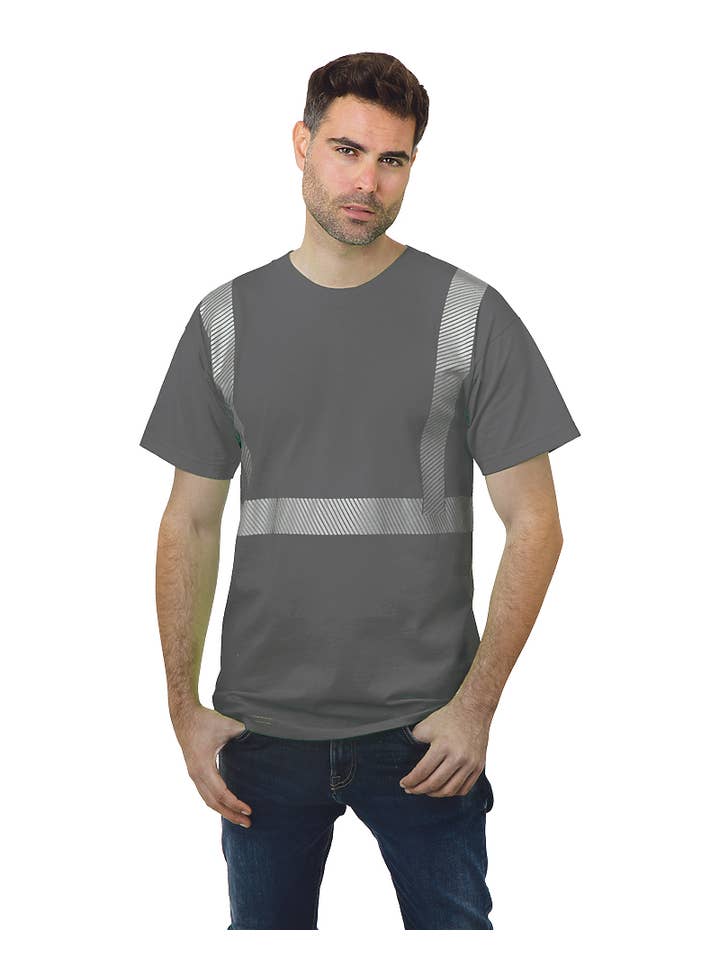 AST Sportswear - Wholesale Safety shirt – Men's - Hi Vis Tee 100 % Co Segmented7