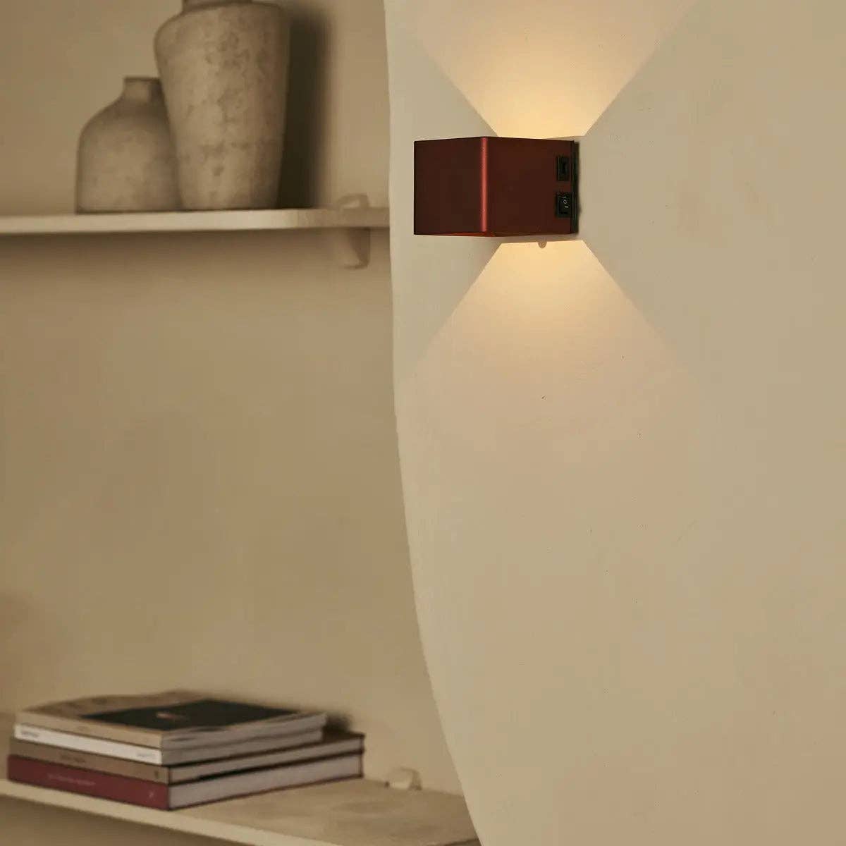 Tavellio - Wholesale Accent/bureaulamp - Tess Bronze Rechargeable Wall Lamp | Motion sensor, 20 Light Modes Remote Control4