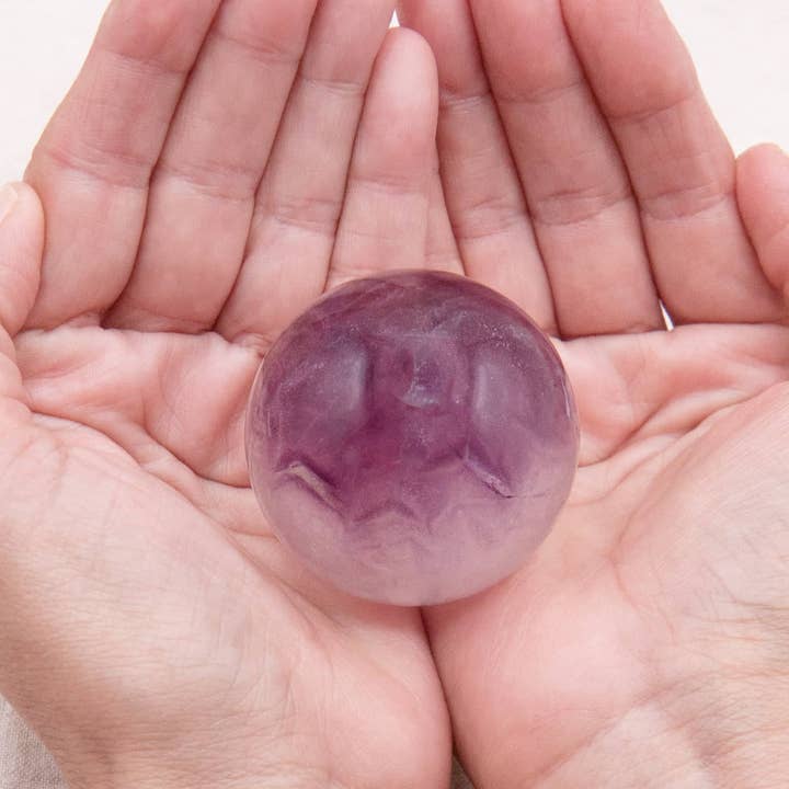 Tiny Rituals - Wholesale Spiritual Stone/Crystal - Rare Rainbow Fluorite Spheres - AAA Premium Quality2