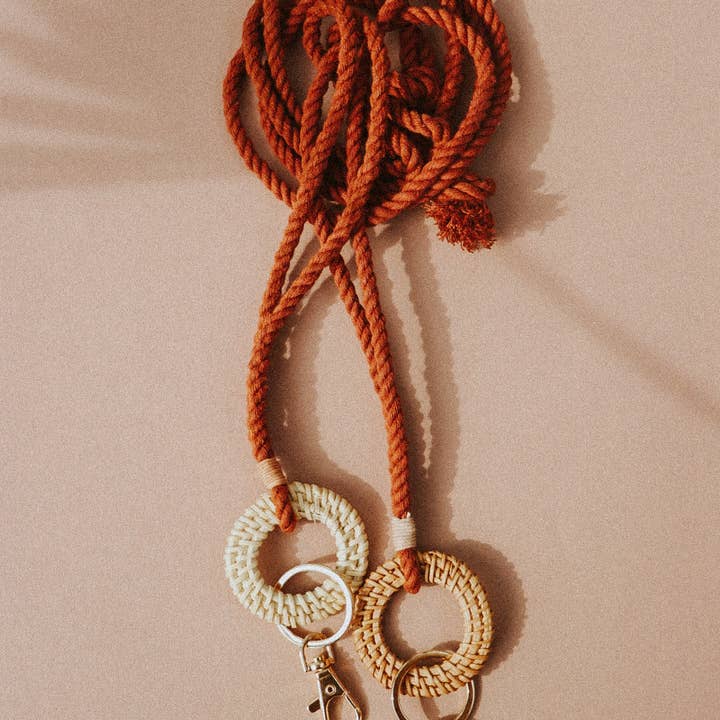 DayCrafter - Wholesale Lanyard - Women's - Rattan Keychain Lanyards - Macrame Lanyard - Boho Lanyard20