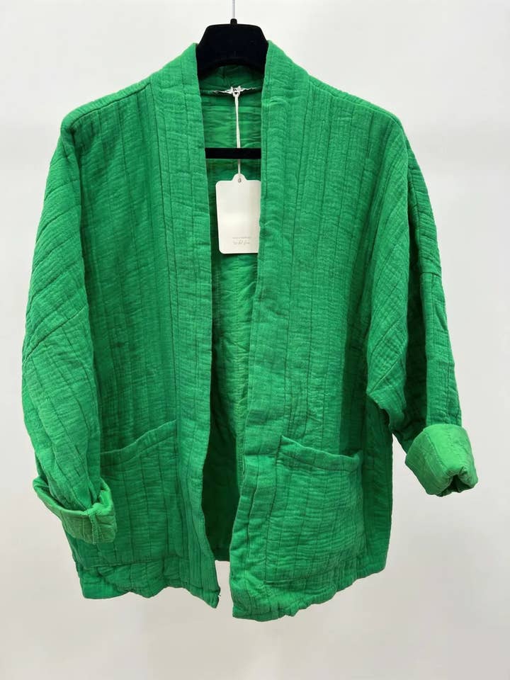 Mimi & Gogo - Vente Veste – femme - Veste matelassée en gaze de coton @5343_VesMatelasséGaze29