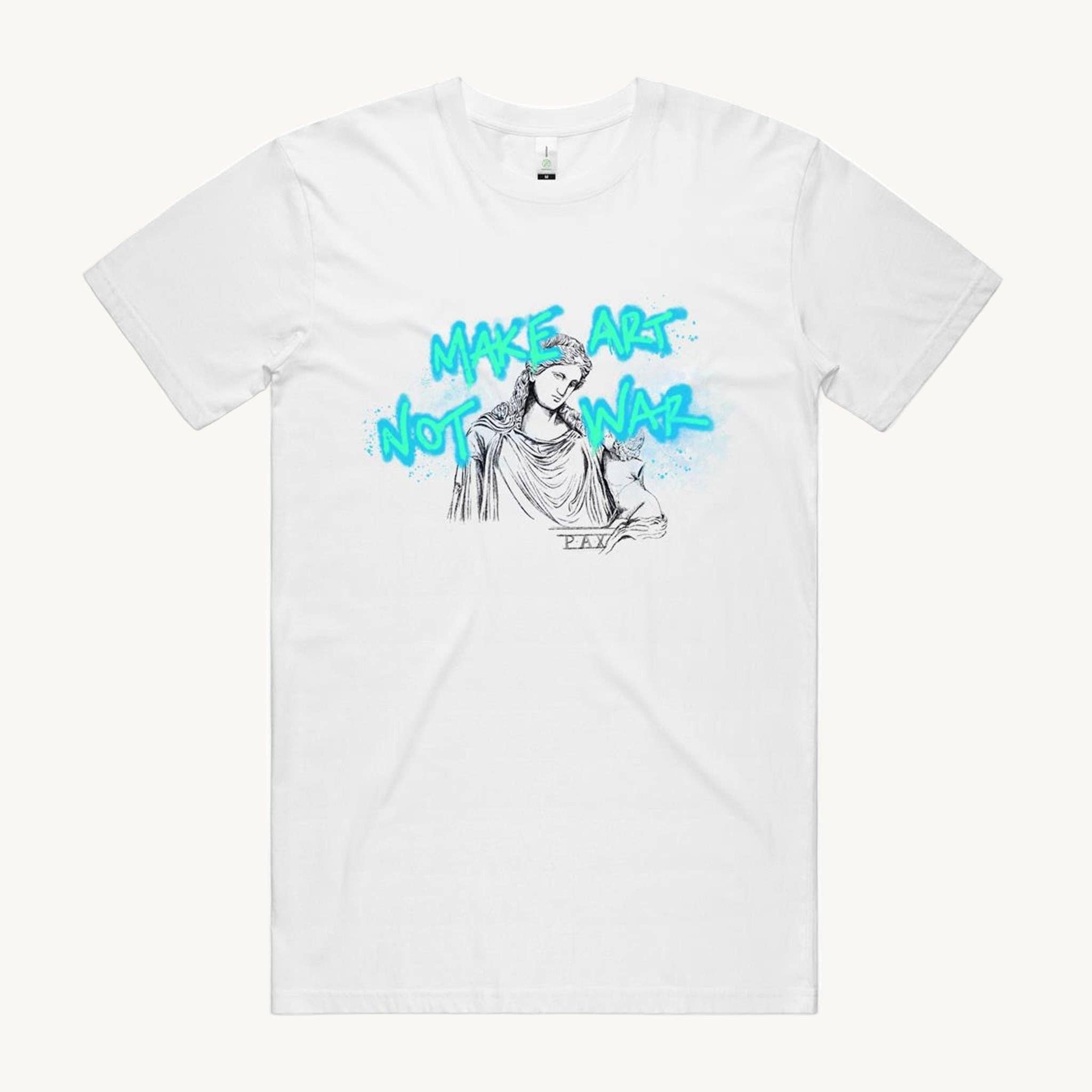 High Tees - Wholesale Screen Printed T-Shirt - Unisex - Make Art Not War  Organic T shirt3