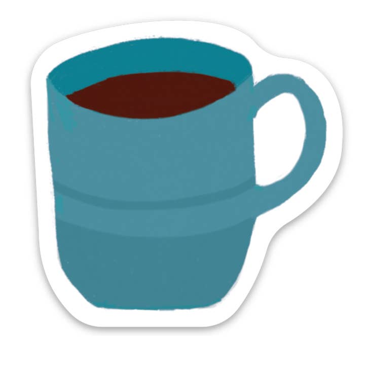 Coffee Mug Sticker for wholesale by Joy Paper Co.
