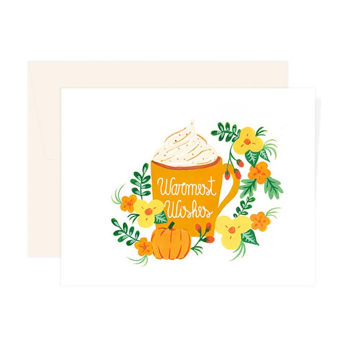 Warmest Wishes Card for wholesale by Paige & Willow