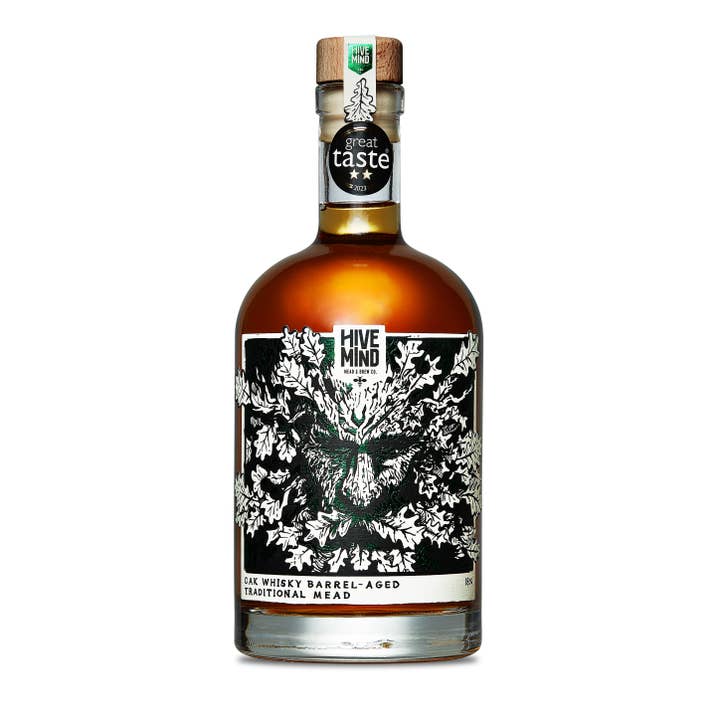 Whiskey Barrel Aged Traditional Mead 18% 500ml for wholesale by Hive Mind Mead & Brew Co