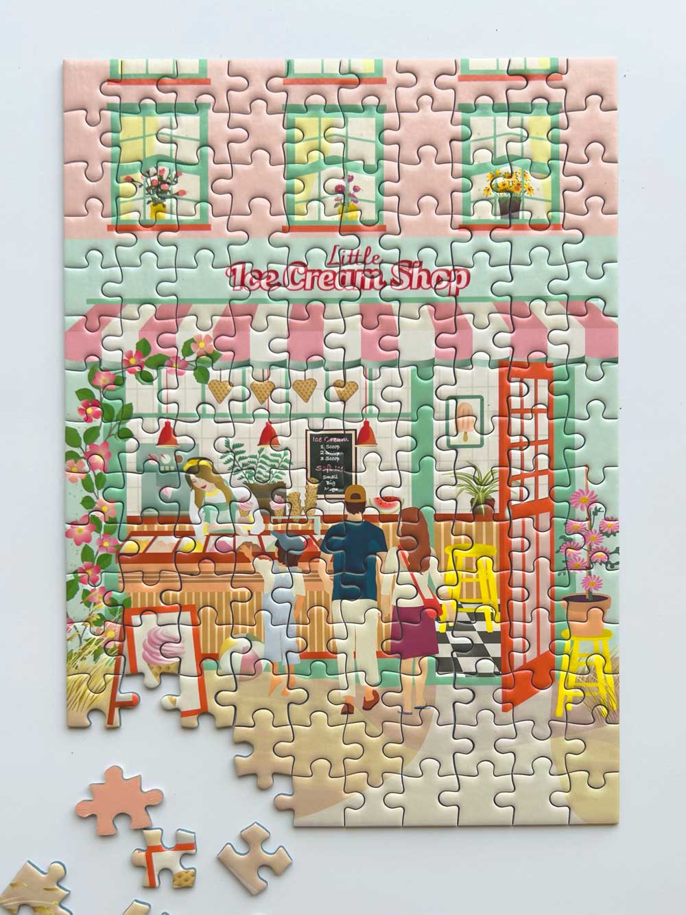 ViSSEVASSE - Venta al por mayor Puzle - Adultos - PEQUEÑA HELADERÍA - ROMPECABEZAS - con 150 piezas1