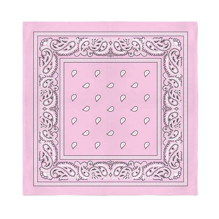 Bandanas Wholesale – Bandana - Unissexo por atacado – Pacote com 12 bandanas de algodão paisley - 56 cm12