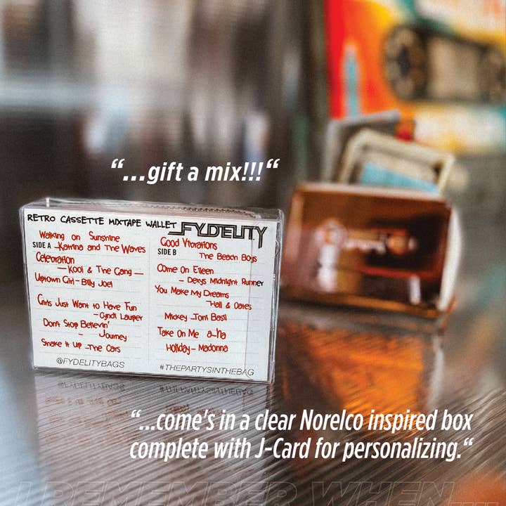 Fydelity - Wholesale Wallet - Unisex - 70264: Cassette Tape Wallet | Rose Gold Chrome4