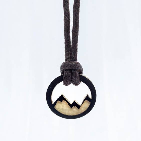 Black Mountain Necklace for wholesale by Life Less Ordinary