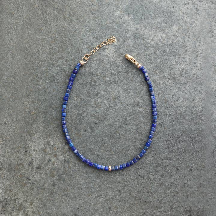 Lapis Gemstone Bracelet for wholesale by HYE JANE