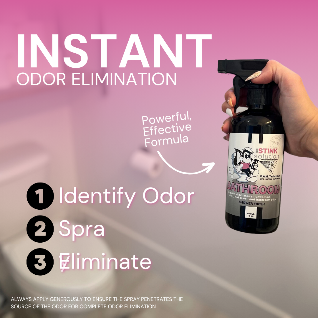 The Stink Solution - Vendita all'ingrosso Deodorante per ambienti - Spray per eliminare gli odori per il bagno - Shower Fresh2