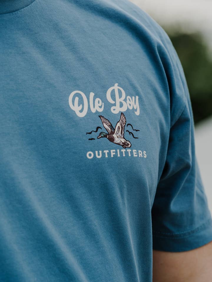 Ole Boy Outfitters - Wholesale Screen Printed T-Shirt - Unisex - OLE BOY Mallard Marsh Tee