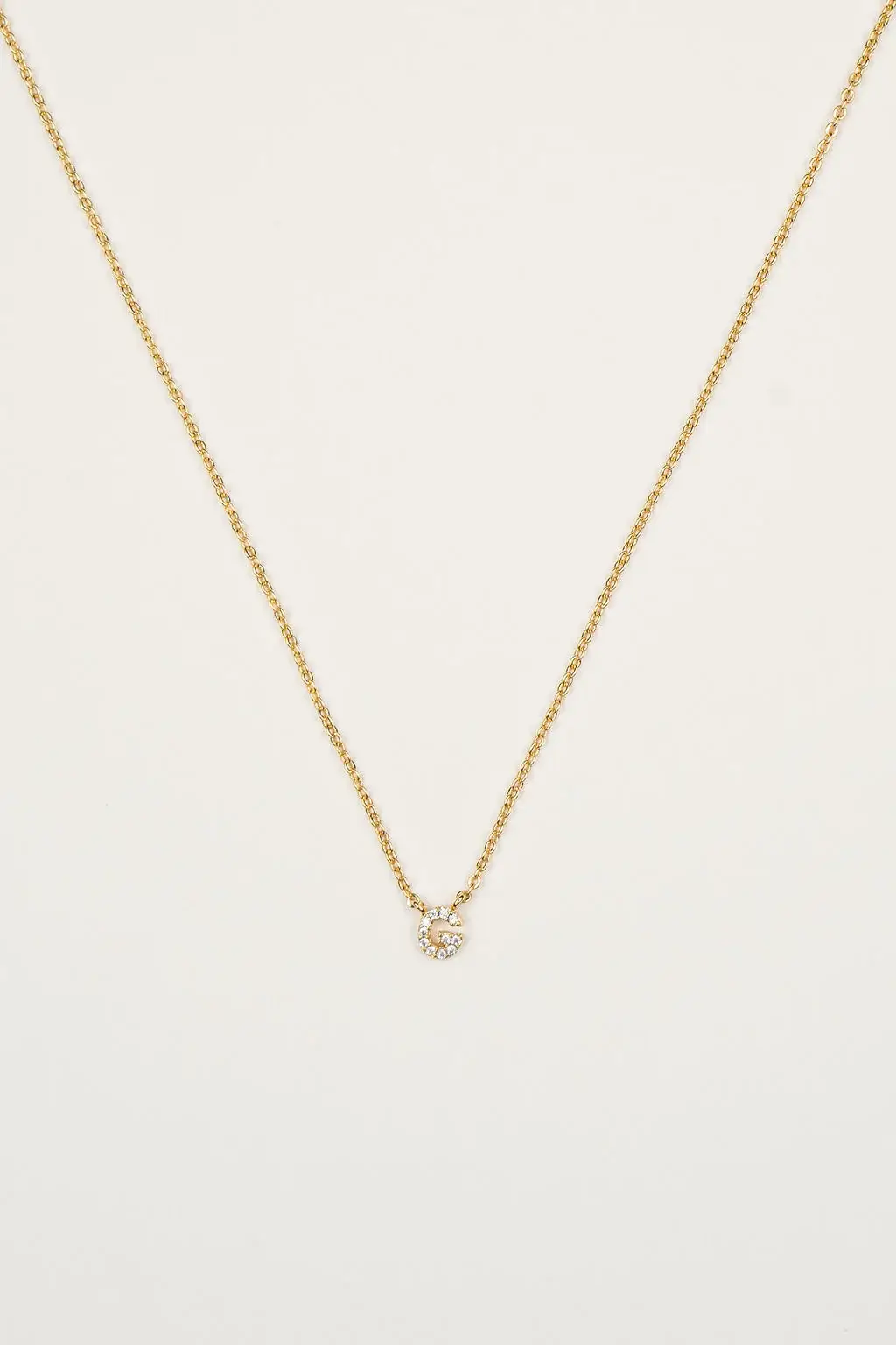 Brenda Grands Jewelry - Wholesale Jewelry Set - 18K Gold Dainty Shiny Initial Necklace - Set of 1617