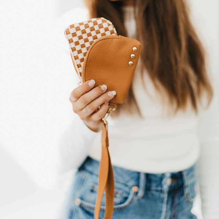 Pretty Simple - Wholesale Wristlet - Wonderlust Woven Dual Pouch WristletÂ