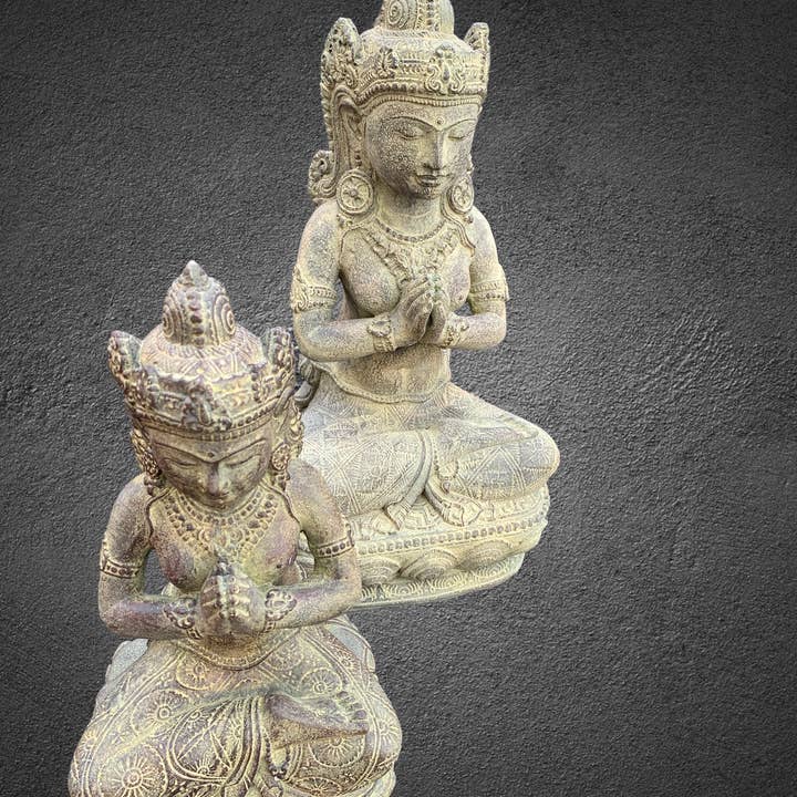 Batik Indah – wholesale Decorative figurine – Stone Dewi Tara Princess - 40cm0