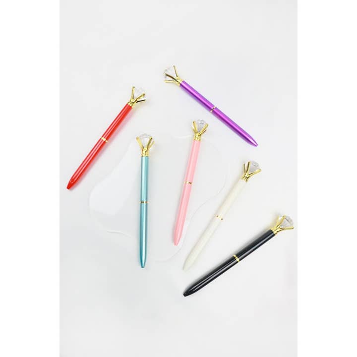 Assorted Color Diamond Pen Set for wholesale on Faire
