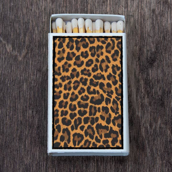 Most Amazing - Wholesale Matches - Leopard Skin Matchbox • Decorative Matches • Candle Acc