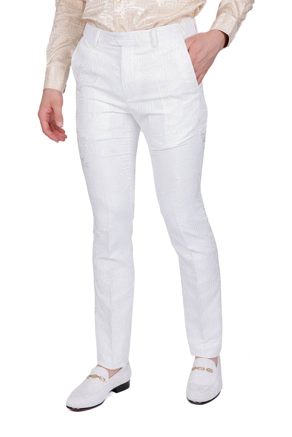 BARABAS - Wholesale Blazer - Heren - Barokke luxe galablazer met Grieks patroon voor heren CP31009