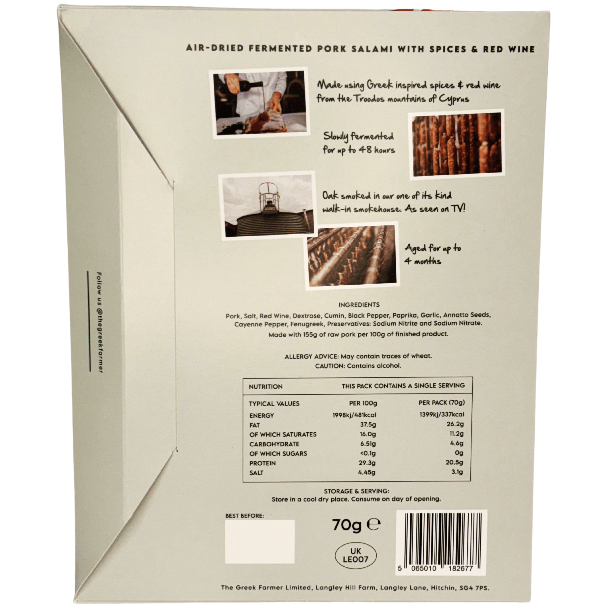 The Greek Farmer – wholesale Salami – British Signature Salami 4