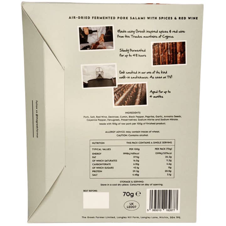The Greek Farmer ā wholesale Salami ā British Signature SalamiĀ 4