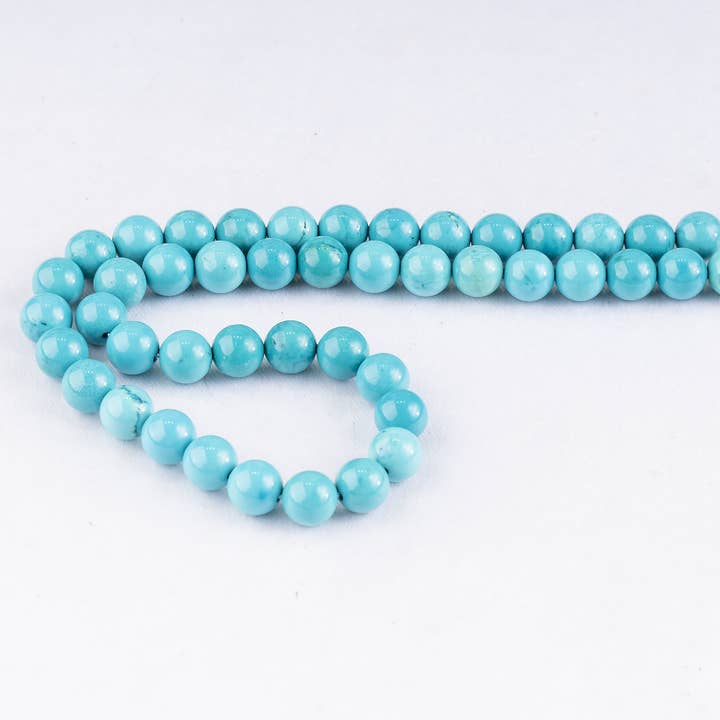 Soothing Crystals Beads - Wholesale Beads - Crystal Round Beads | Turquoise Howlite | Gemstone Beads3