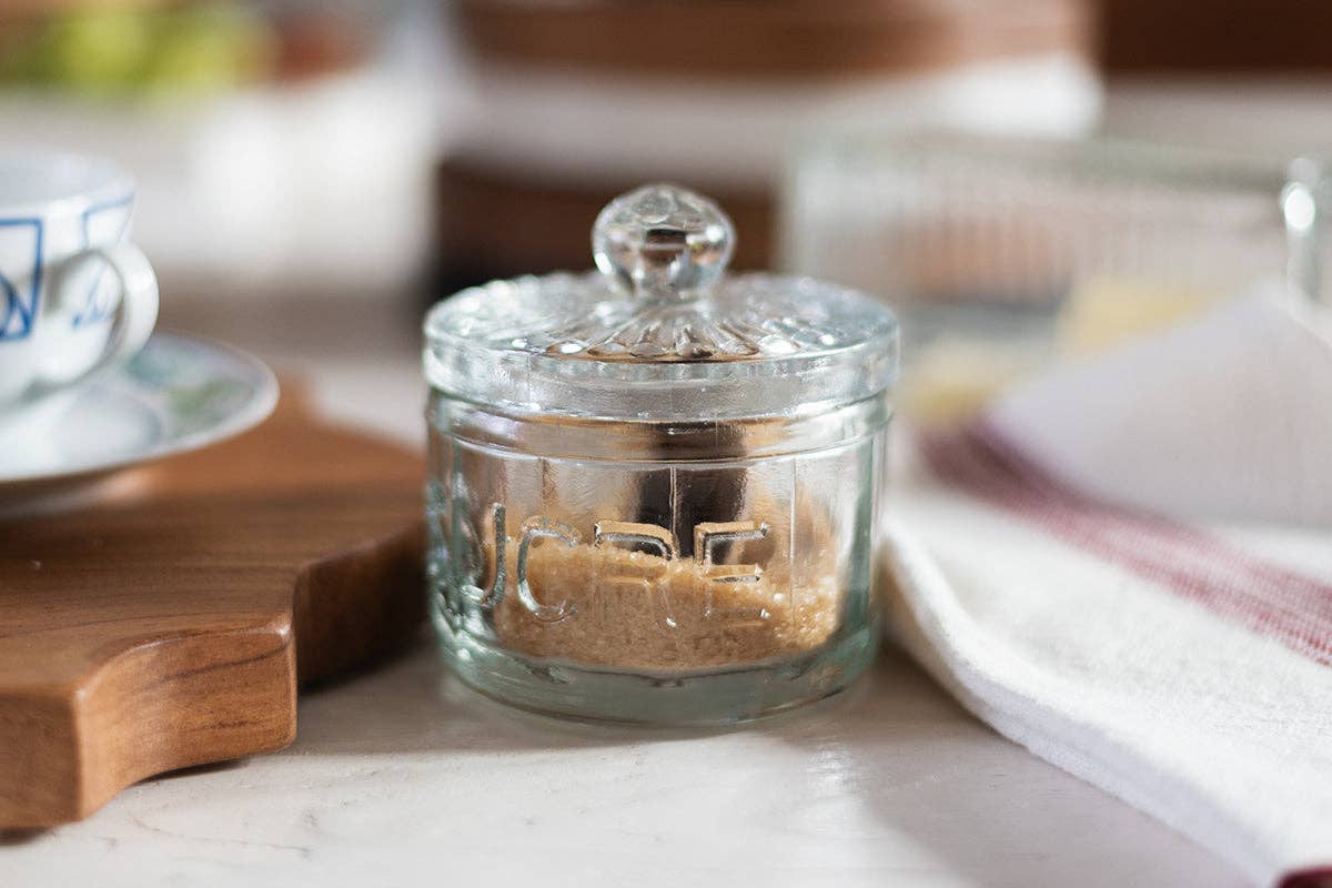 etúHOME - Wholesale Jar - Bistro Glass Sugar Cellar with Scoop3
