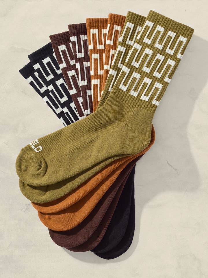 Weld Mfg. - Wholesale Socks - Unisex - Slacker Crew Socks