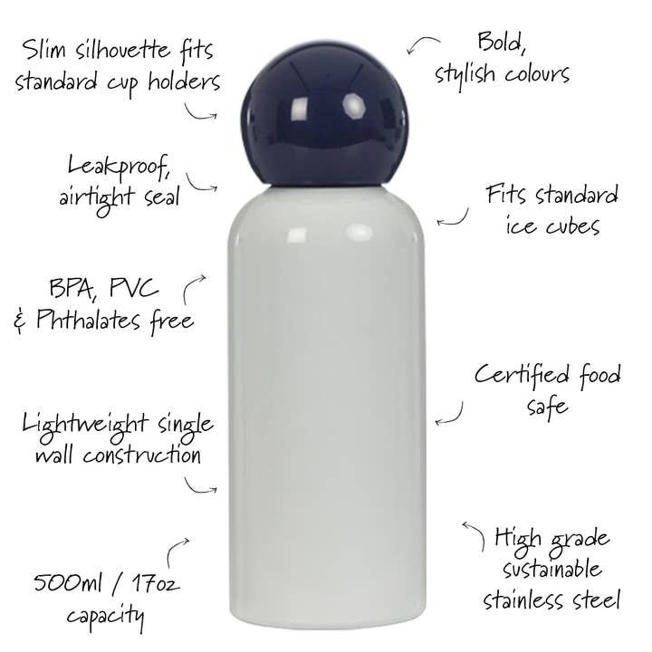 Lund Design House - Wholesale Water Bottle - Stainless Steel Lite Water Bottles 500ml 17oz11