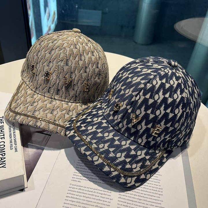 Fashion Rhinestone LOVE Cap and other Purchase Wholesale rhinestone caps. Free Returns & Net 60 Terms on Faire trending on Faire.