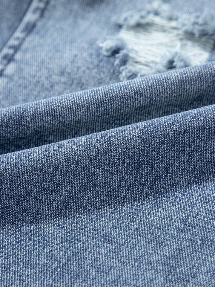 LALA LOO - Wholesale Overalls - Women's - Denim Bib Pocket Wide Leg Overall8