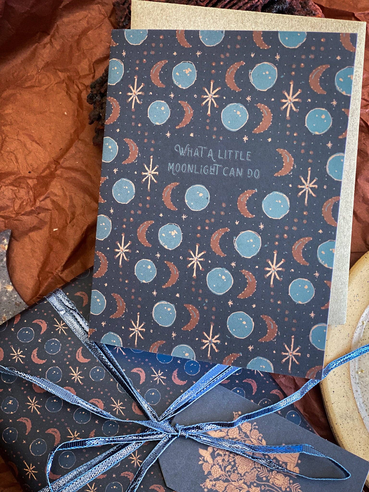 re:mused studio - Vente Carte de vœux classique - Carte de vœux A2 Un peu de clair de lune3