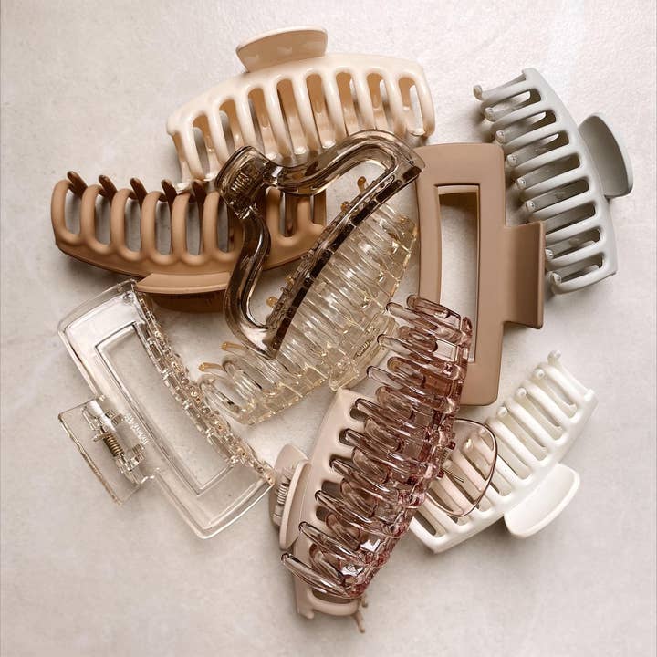 Saige Collective - Wholesale Hair Clip - Women's - Assorted Hair Claw Clip - 10 Pack2