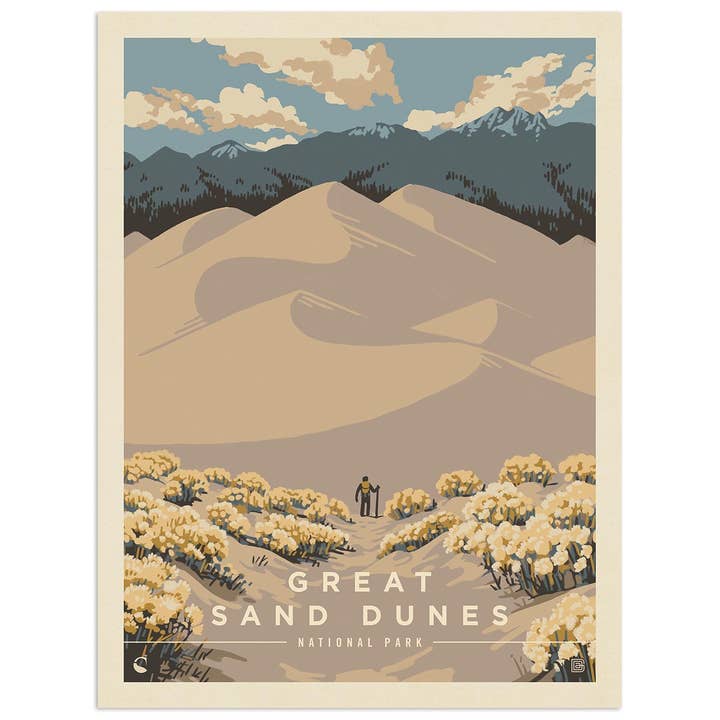 Great Sand Dunes National Park Colorado Decal for wholesale by RetroPlanet