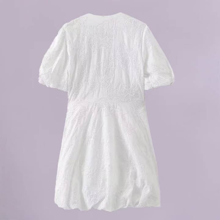 Miss Sparkling - Wholesale Dress - Women's - Floral Design Mini Dress2