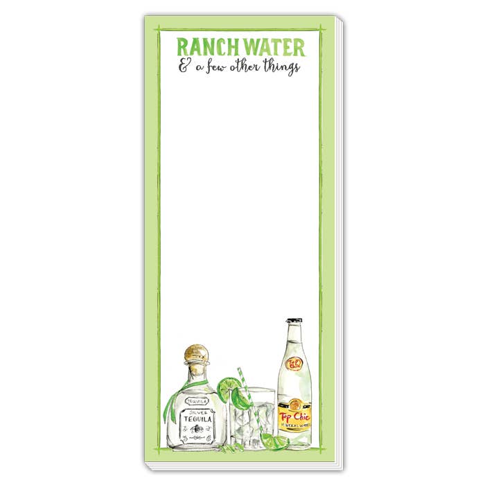Bloc de notas Ranch Water and a Few Other Things Skinny para venta al por mayor de RosanneBeck Collections