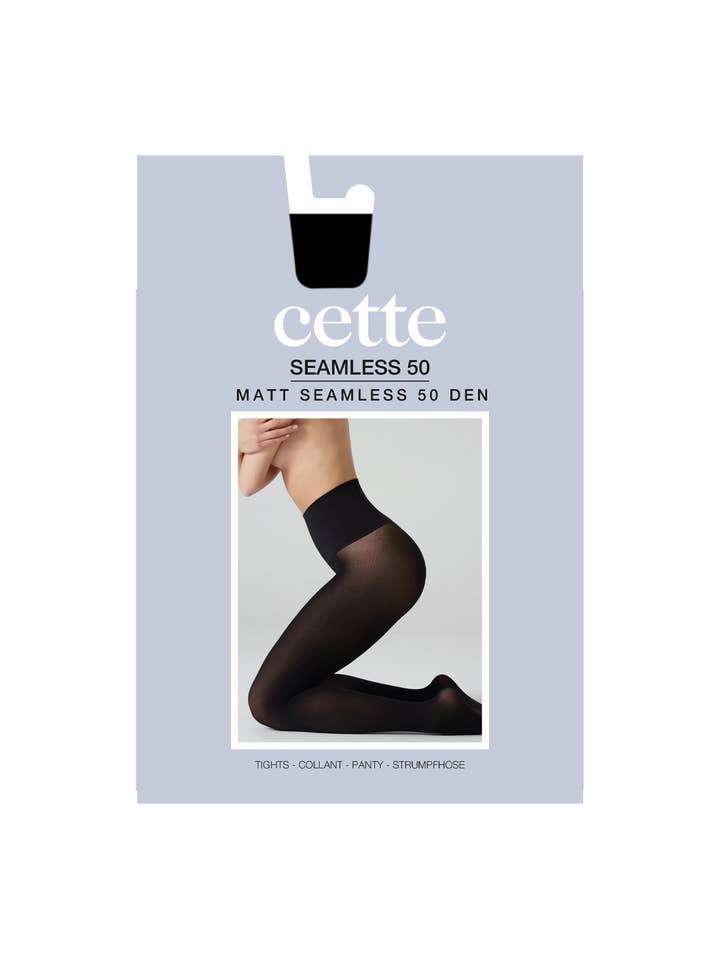 Seamless Tights up to 2XL - 50DEN, Opaque Tights, Pantyhose for wholesale by Cette