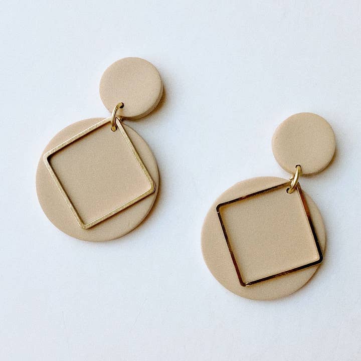 Boucles d'oreilles en pâte polymère | The Kari Earrings pour la vente par Everyday Wildflower