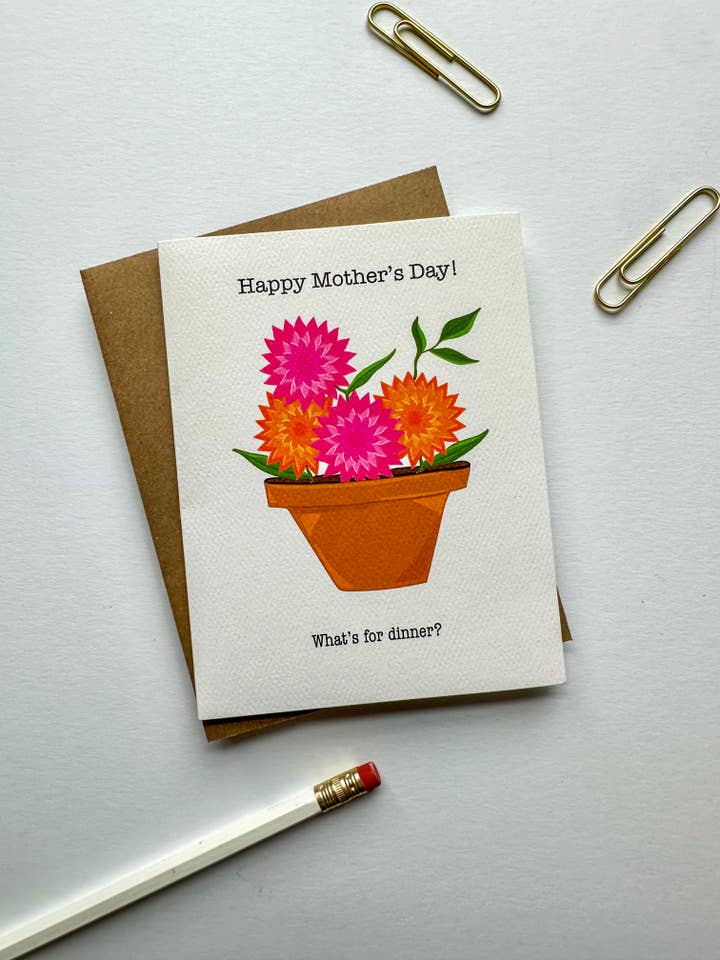 What's for Dinner Mother's Day for wholesale by Wild Card Creations