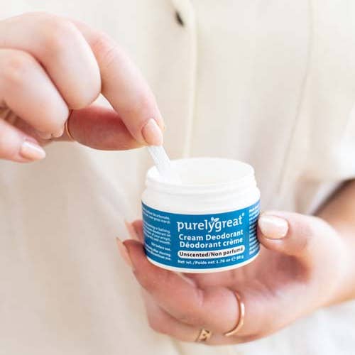 Purelygreat - Wholesale Deodorant - Unisex - Purelygreat Cream Deodorant Unscented