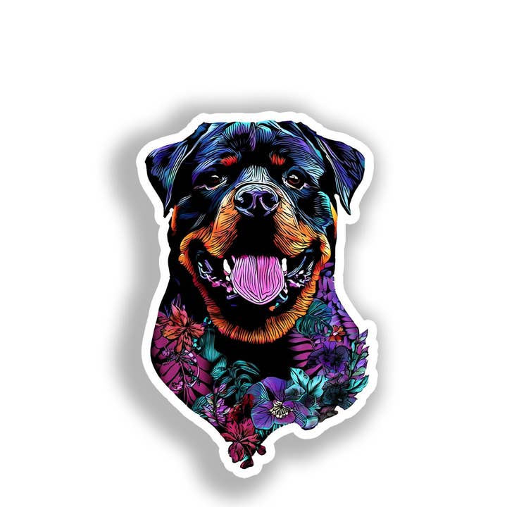 Rottweiler Dog Decal Sticker # A018064 for wholesale by Yoonek Graphics