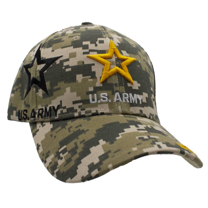 Windcatcher Inc - Wholesale Baseball Cap - Men's - Army Logo Shadow Cap