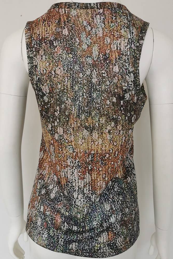 UNISHE - Wholesale Tank Top - Women's - Ethnic Pattern V Neck Tank Top ZZKF8665