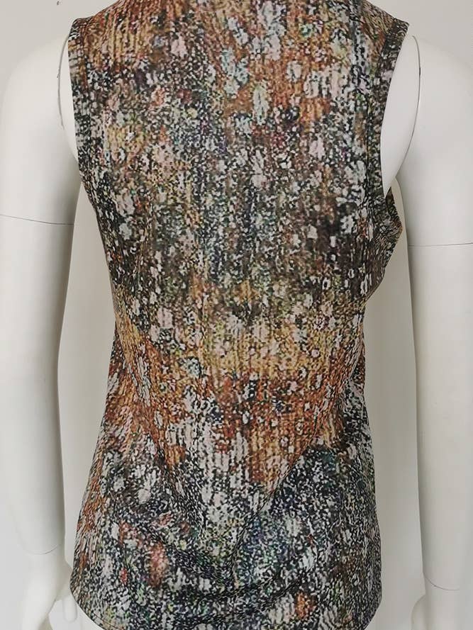 UNISHE - Wholesale Tank Top - Women's - Ethnic Pattern V Neck Tank Top ZZKF8665