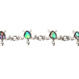 TURTLE SHAPE ABALONE BRACELET for wholesale by Benjamin International